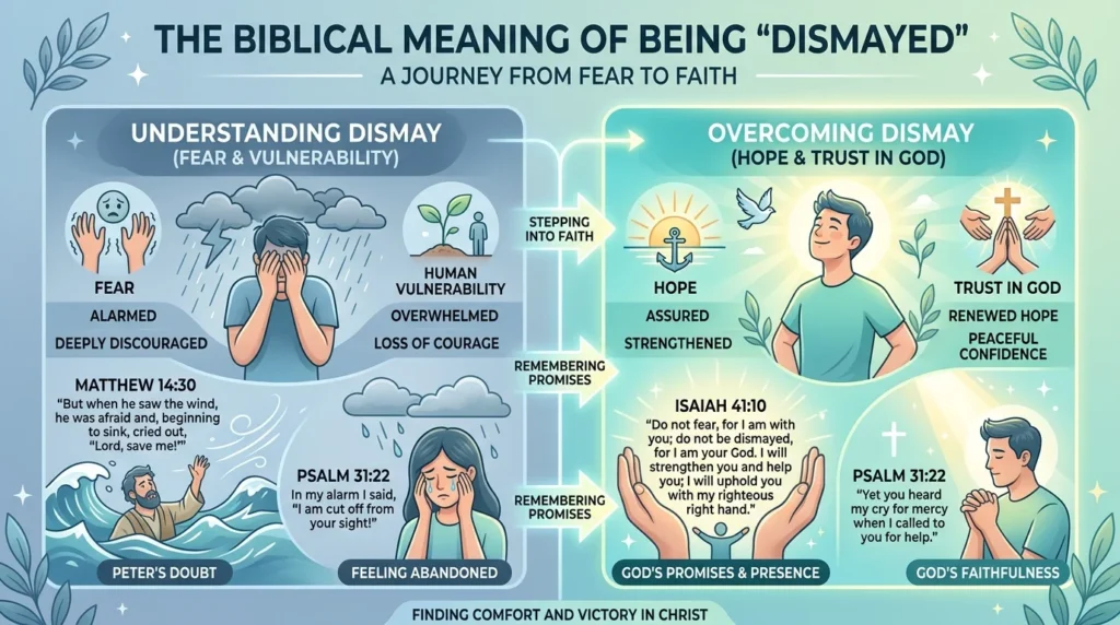Meaning of Dismayed in Bible