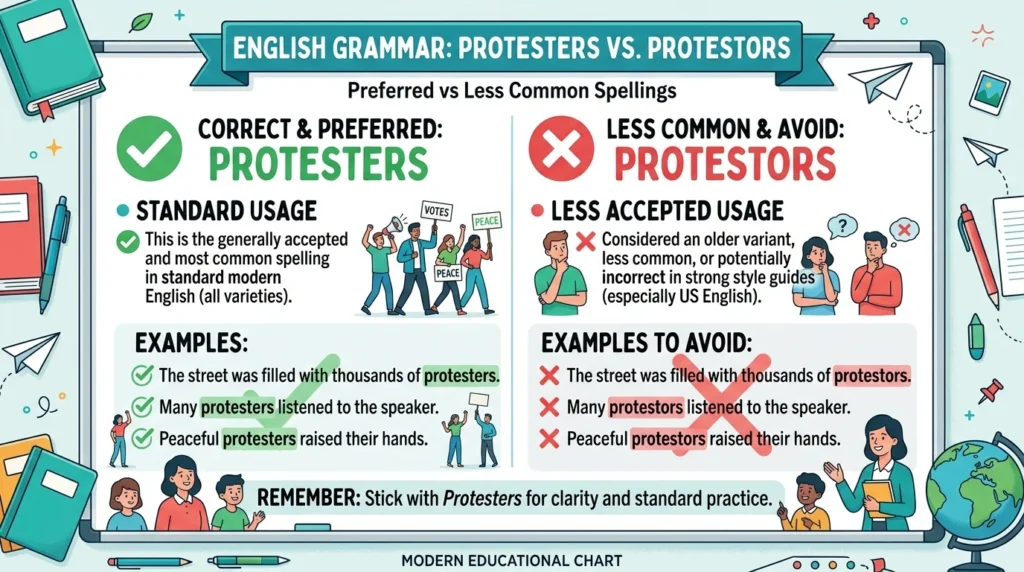 Common Mistakes People Make for Protestors or Protesters