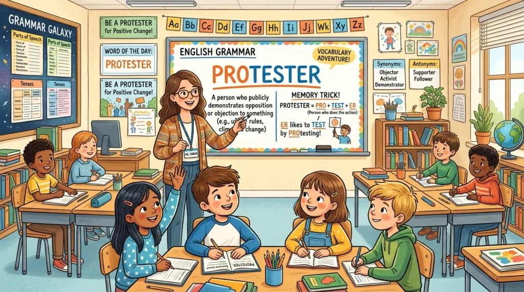 Learning Section for Students and Beginners of Protestors or Protesters