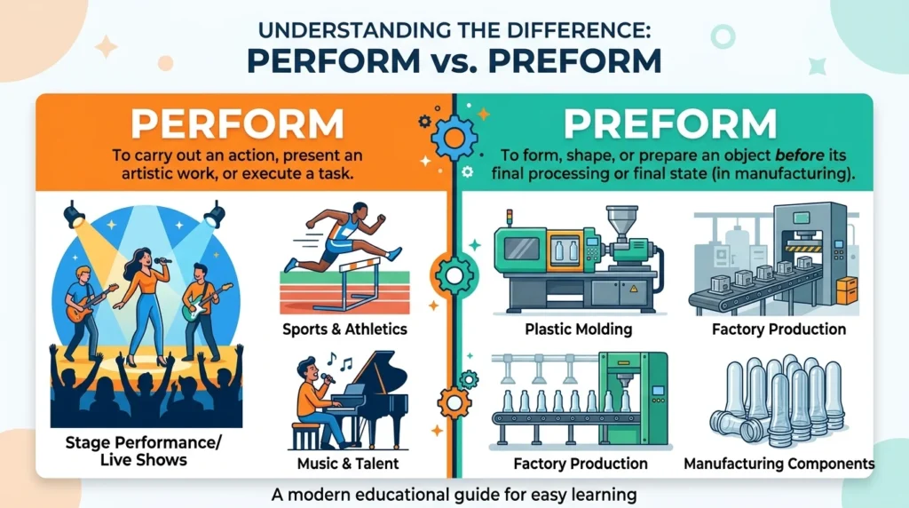 Quick Answer of Perform or Preform