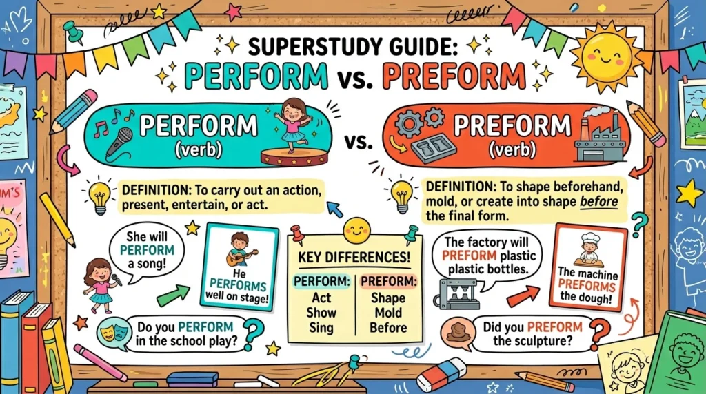 Short Learning Section for Students and Beginners of Perform or Preform