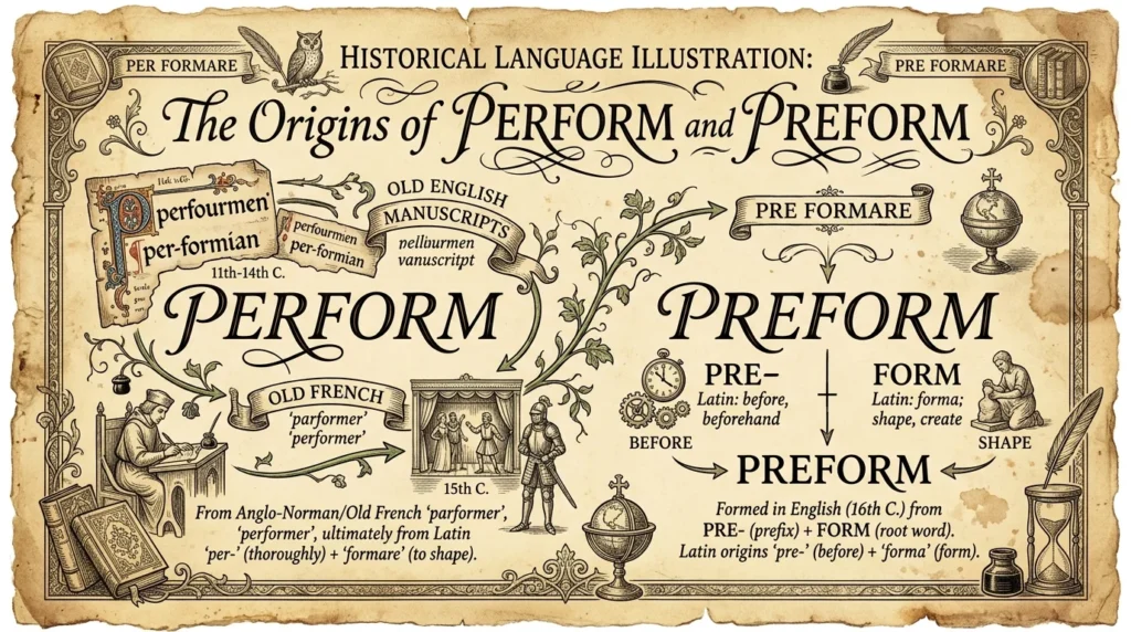 Simple Origin or Background Explanation of Perform or Preform