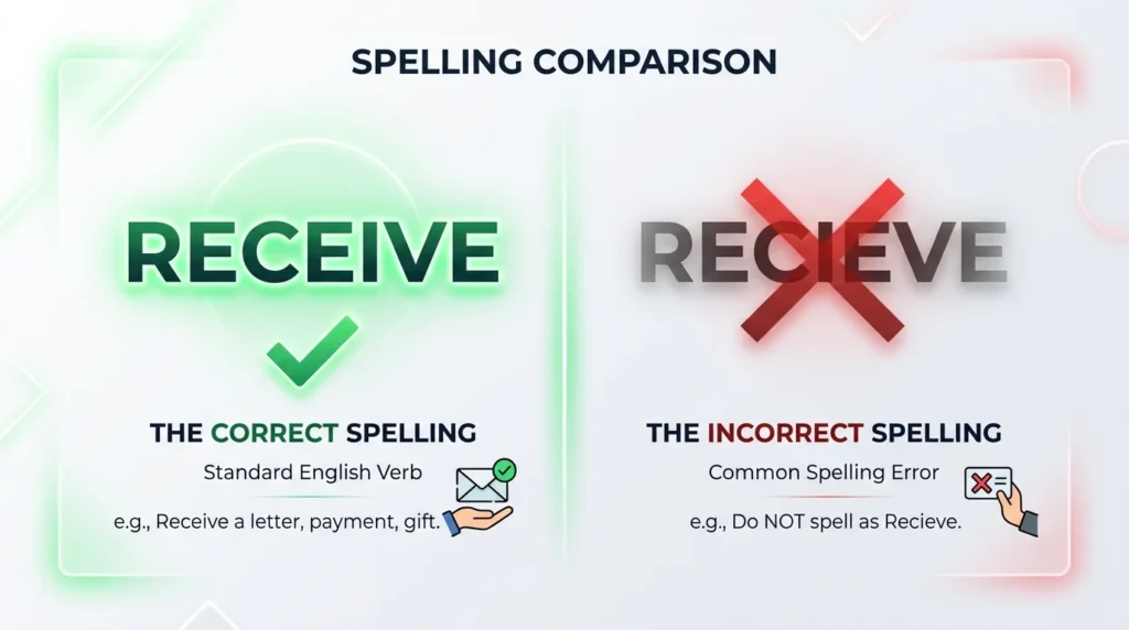 The Difference Between Receive and Recieve