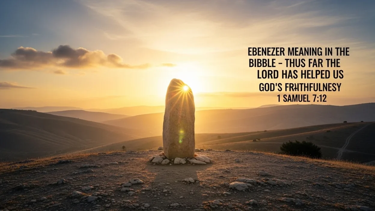 Ebenezer Meaning in Bible