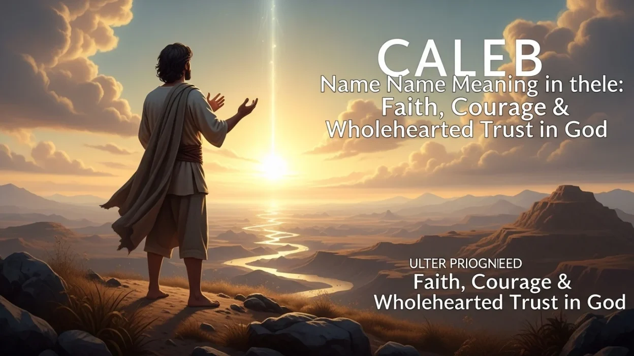 Biblical Meaning of the Name Caleb