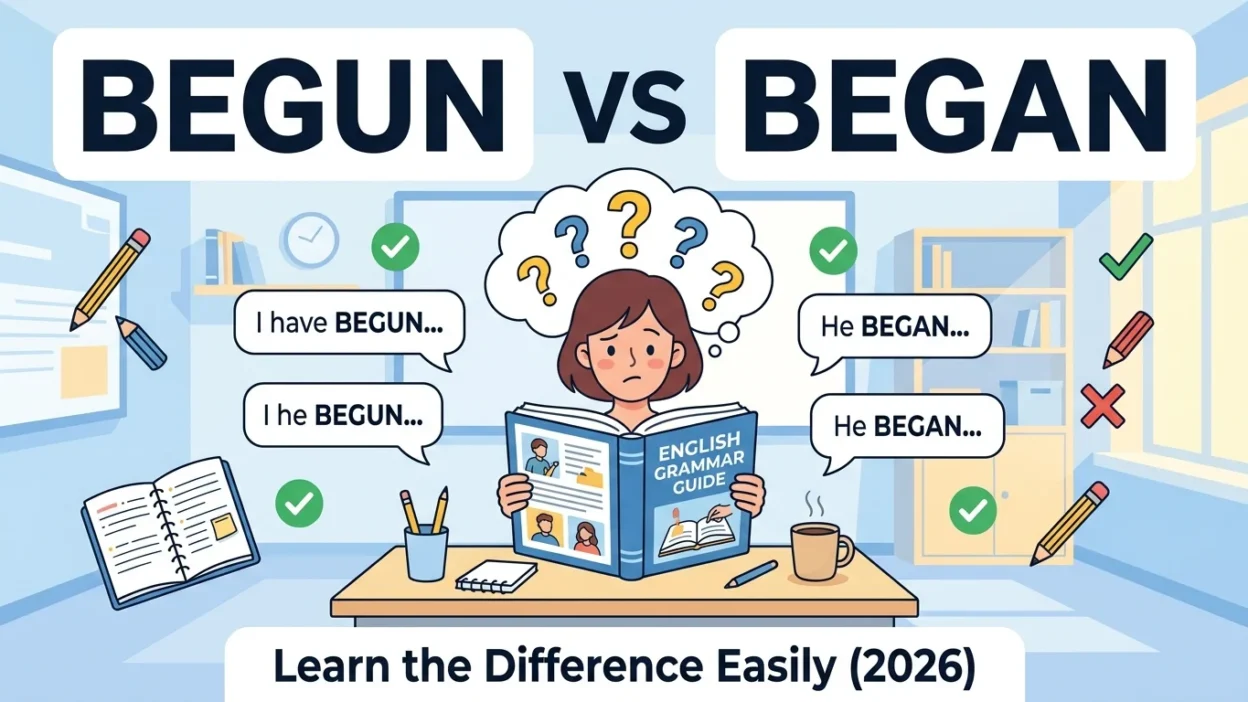 Begun or Began