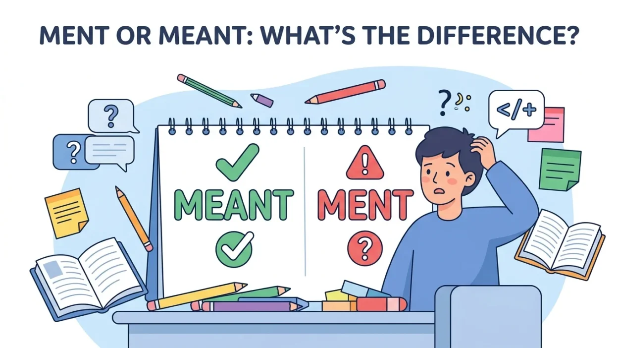 Ment or Meant