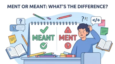 Ment or Meant
