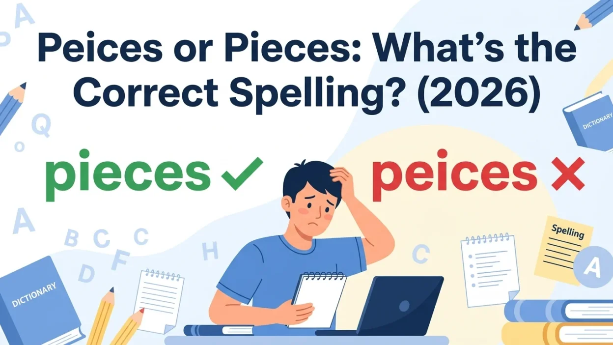 Peices or Pieces
