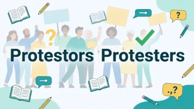Protestors or Protesters