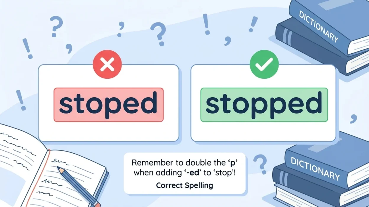 Stoped or Stopped