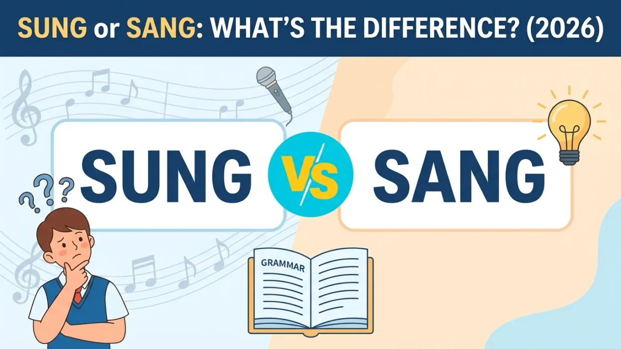 Sung or Sang