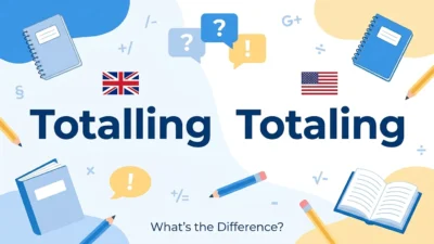 Totalling or Totaling