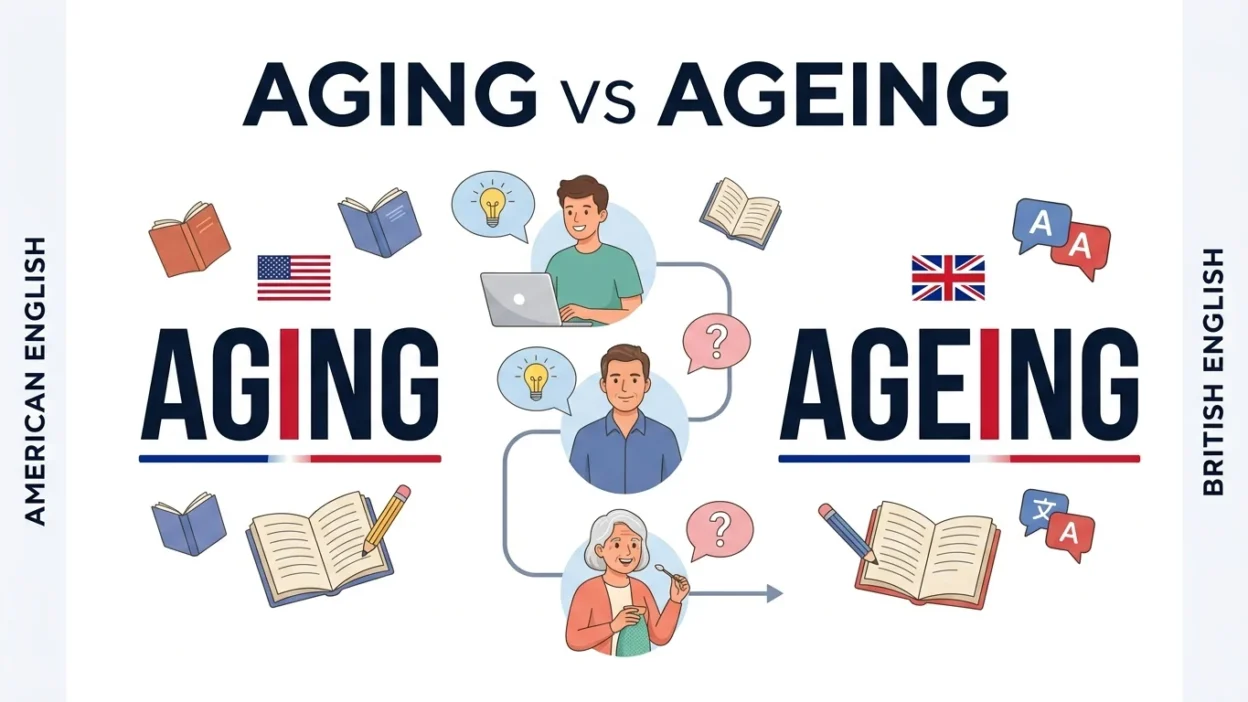 Aging or Ageing