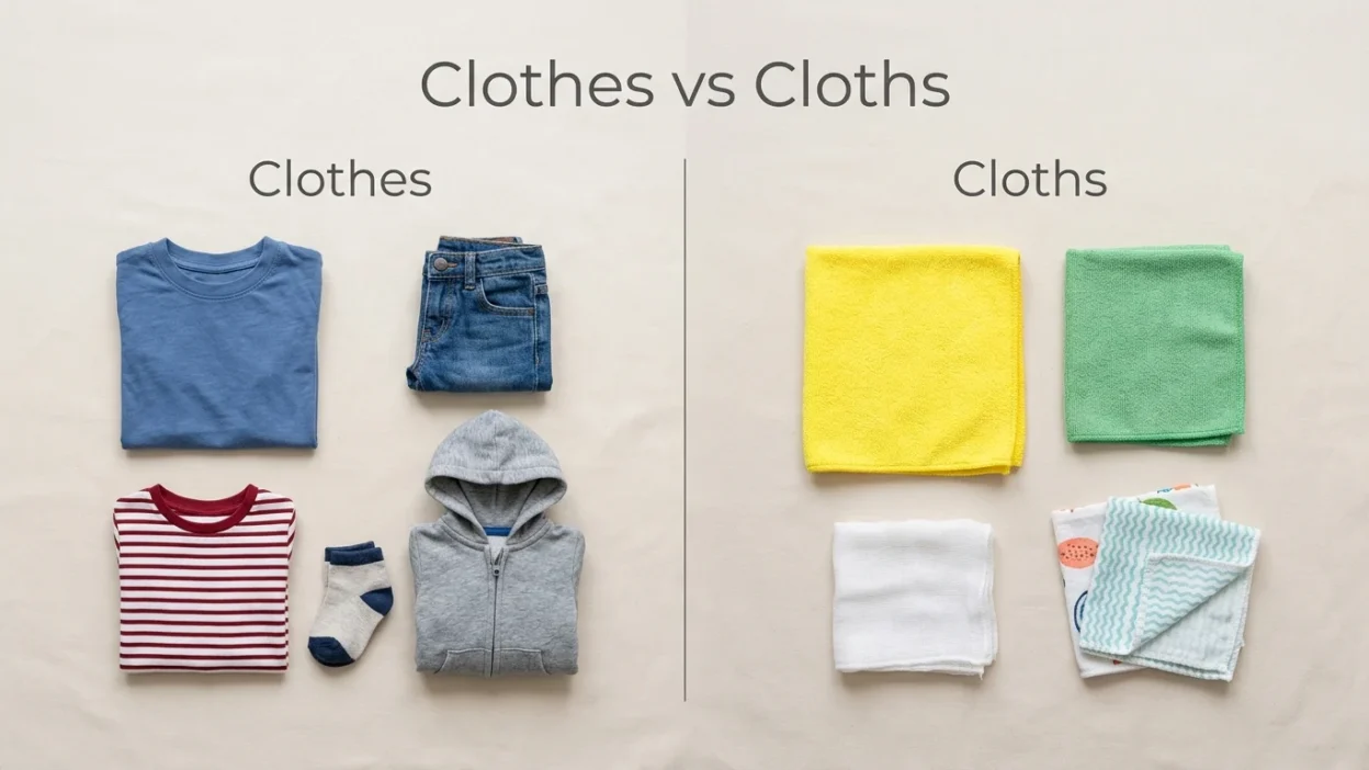 Cloths or Clothes