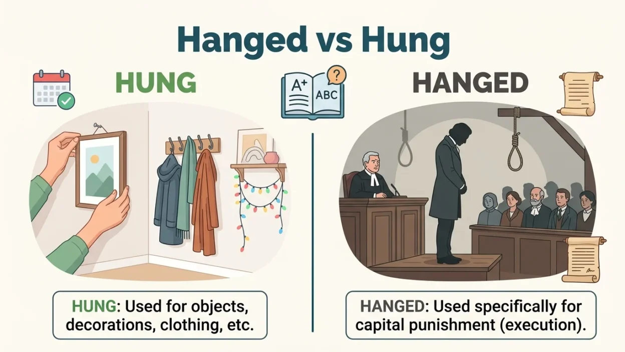 Hanged or Hung