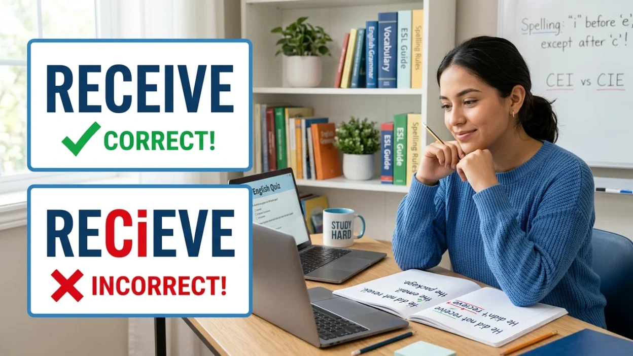 Receive or Recieve