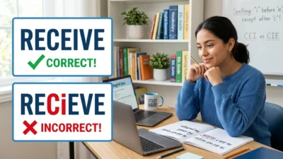 Receive or Recieve