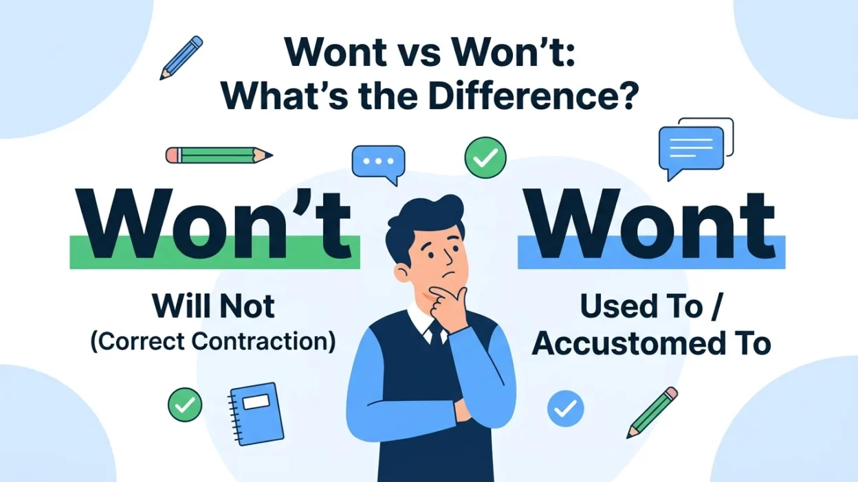Wont or Won't