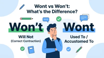 Wont or Won't