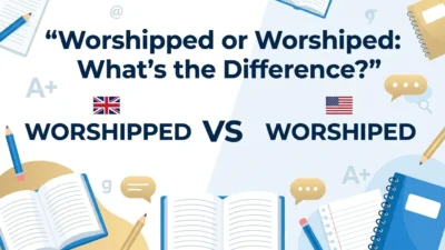 Worshipped or Worshiped